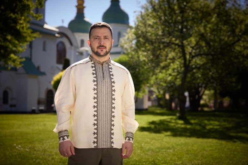 На фото - Президент України В.Зеленський