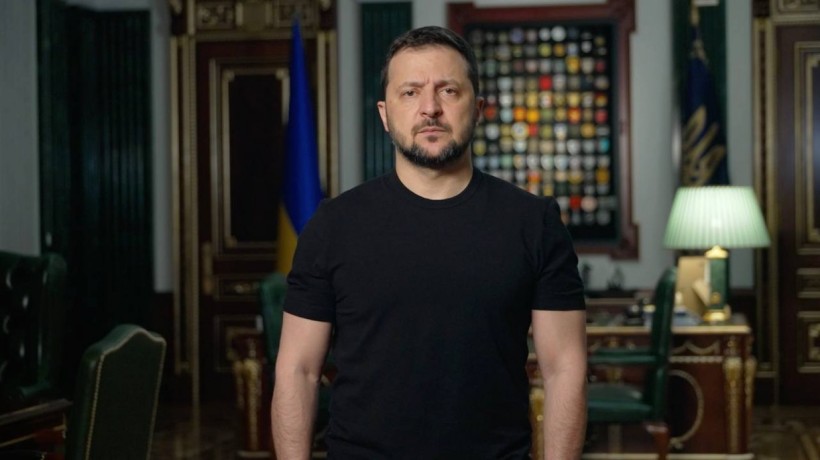На фото - Президент України В.Зеленський