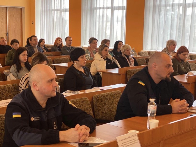 Фото з навчальних занять для фахівців з питань ветеранської політики