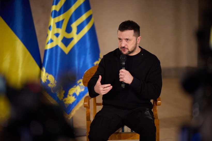 На фото - Президент України В.Зеленський