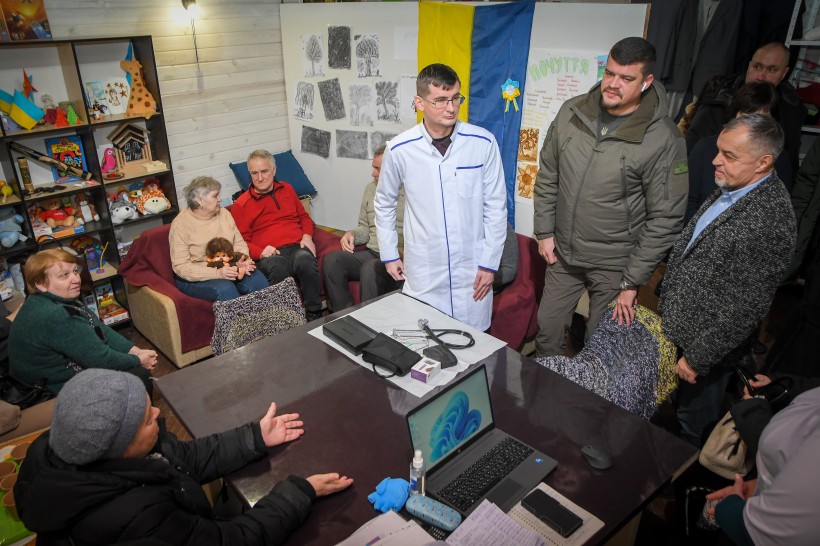 Фото з відвідування начальником Рівненської  ОВА О.Ковалем та начальником Луганської ОВА А. Лисогором ВПО