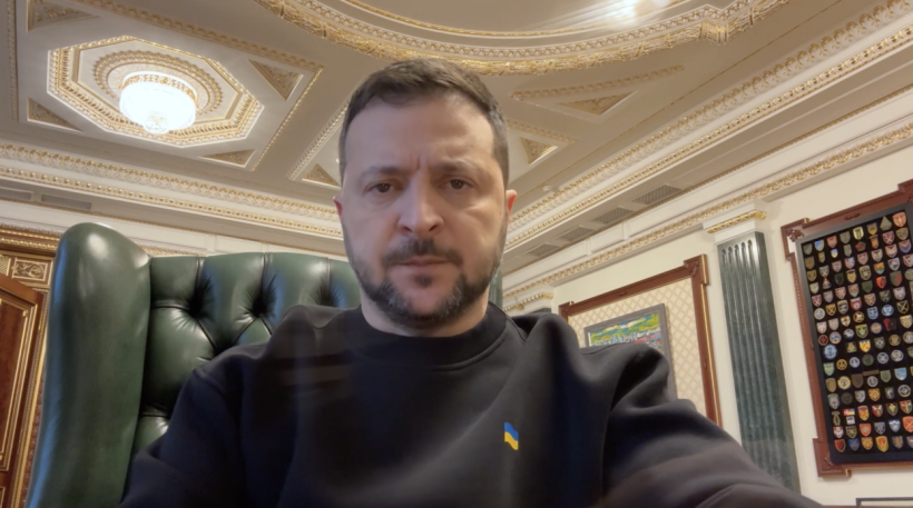 На фото - Президент України В.Зеленський
