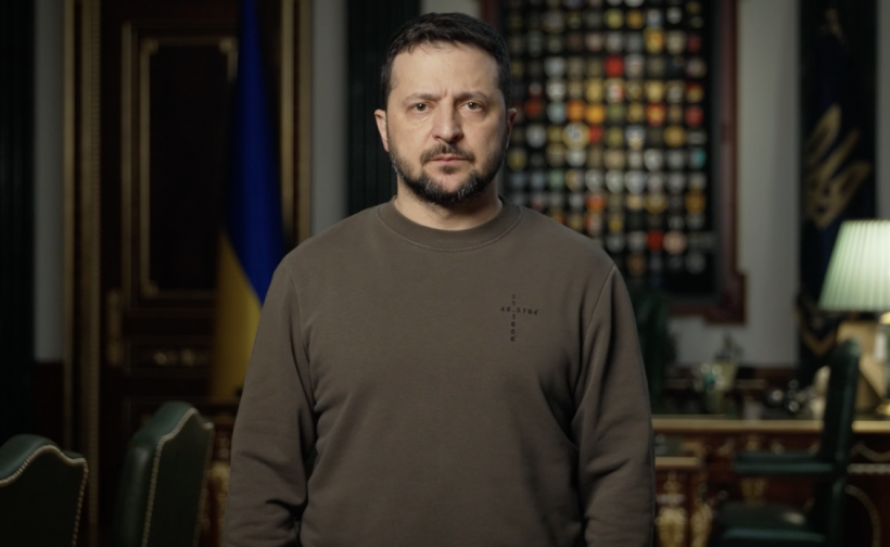 На фото - Президент України В. Зеленський