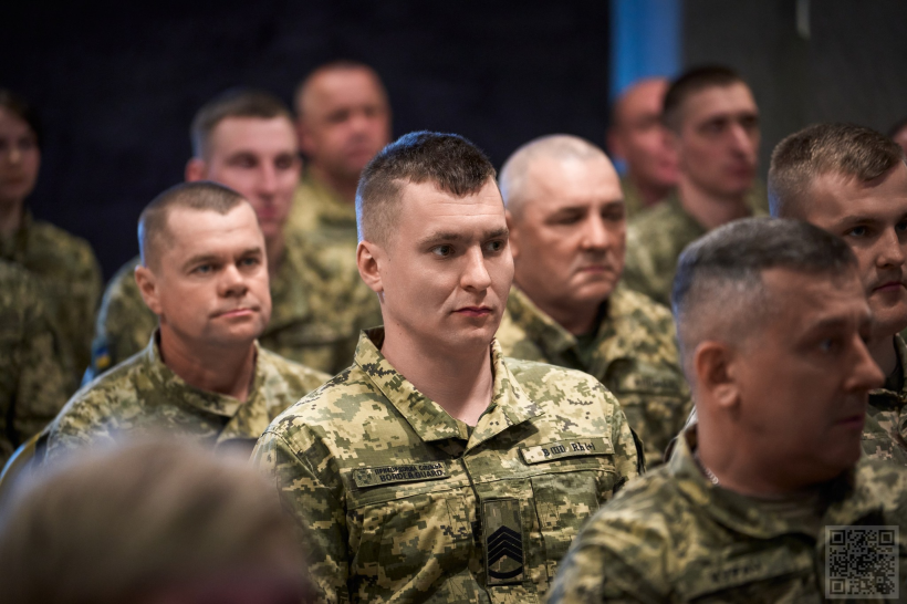 Прикордонники під час урочистостей