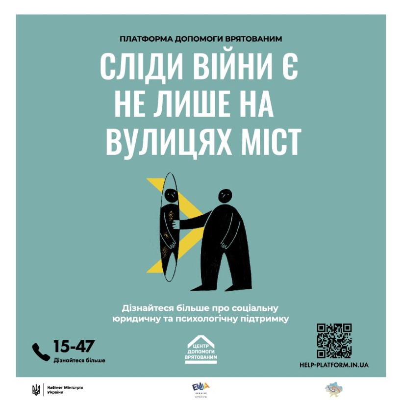 Інфографіка "Платформа допомоги врятованим"