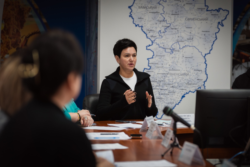 Заступниця голови Рівненської ОДА Людмила Шатковська