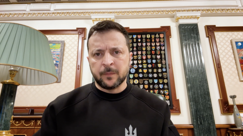 На фото - Президент України В.Зеленський