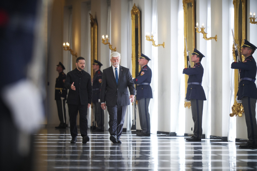 Президент України Володимир Зеленський та Президент Республіки Чехія Петер Павел