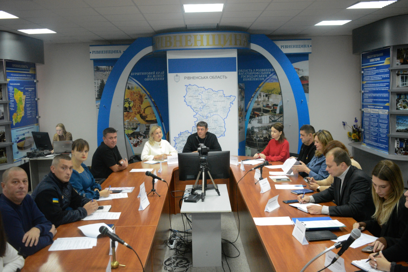 засідання Регіональної координаційної ради з питань громадського здоров’я під керівництвом першого заступника голови Рівненської ОДА Сергій Подолін
