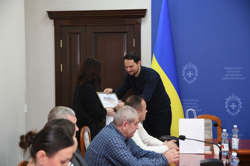 Олександр Коваль вручив сертифікати на квартири для 20 ветеранів з Рівненщини