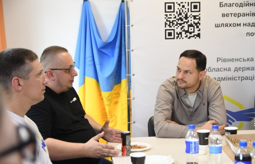 Фото з зустрічі керівництва Рівненської ОДА з ініціаторами та учасниками проєкту
