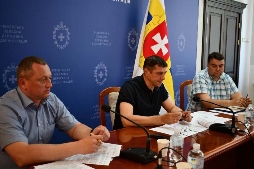 Нарада з Міністерством розвитку громад та територій України, де Рівненську область представляє перший заступник голови Рівненської ОДА Сергій Подолін