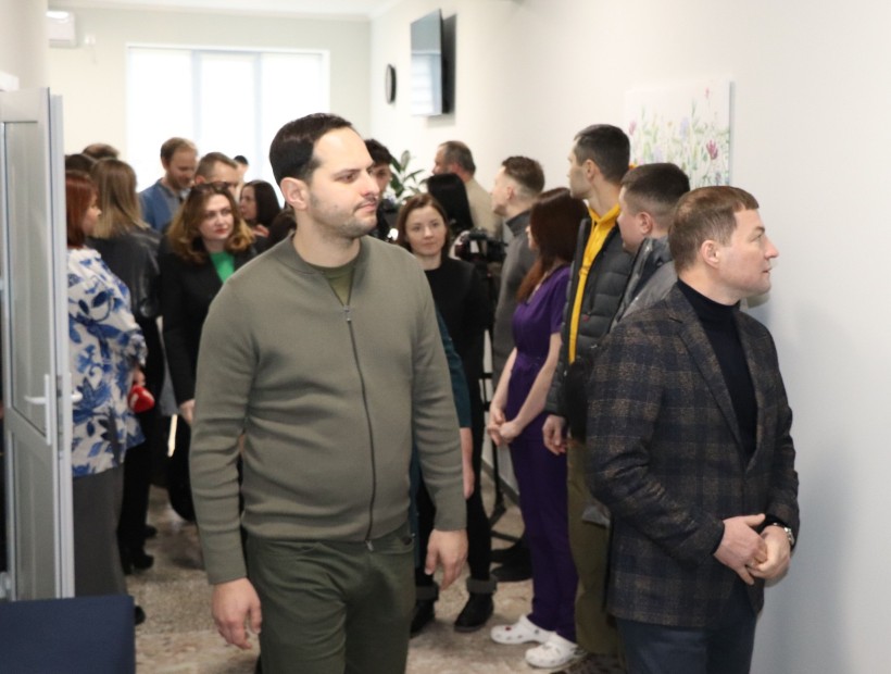 Фото з відкриття Центру психічного здоров’я у м.Вараш