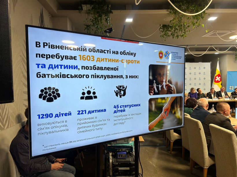 На Рівненщині обговорили шляхи розвитку сімейних форм виховання дітей