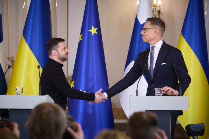 Президент України Володимир Зеленський та Президент Фінляндії Александр Стубб