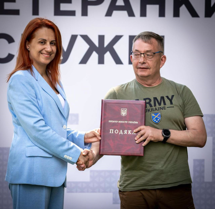 Ветеран з Рівненщини отримав відзнаку Прем’єр-міністра України