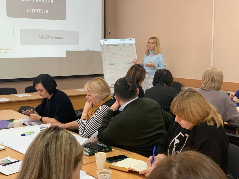 Фото з зустрічі з керівниками освіти громад Рівненщини