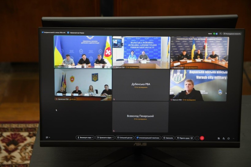 Засідання обласної комісії ТБ та НС під керівництвом начальника Рівненської ОДА Олександра Коваля