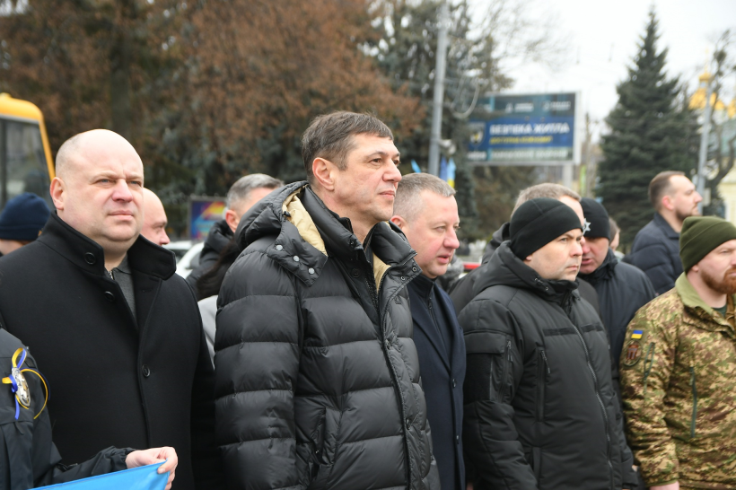 Сергій Подолін на відзначенні Дня Соборності України