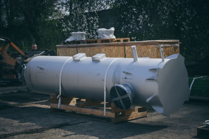 На фото - станція вакуумної дегазації
