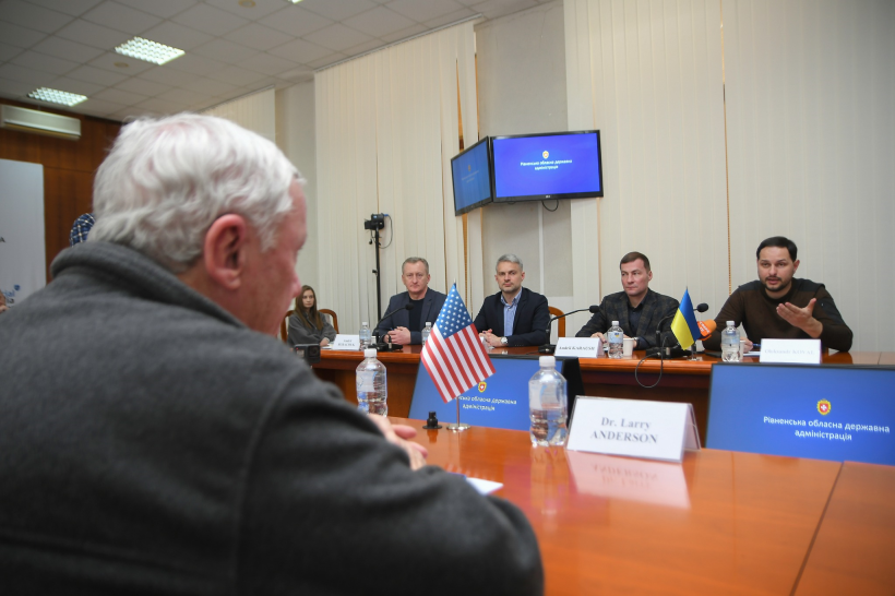 Олександр Коваль подякував доктору Андерсону за підтримку