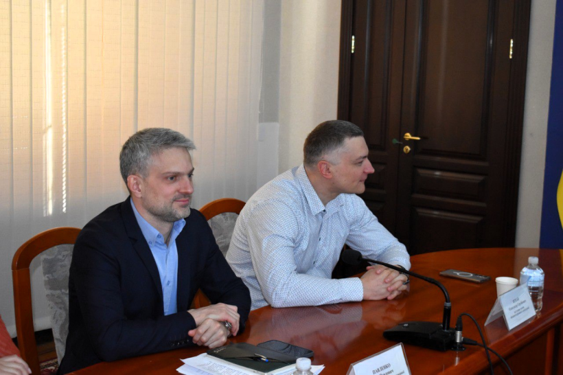 Заступники голови Рівненської ОДА Олександр Кохан та Ігор Павленко