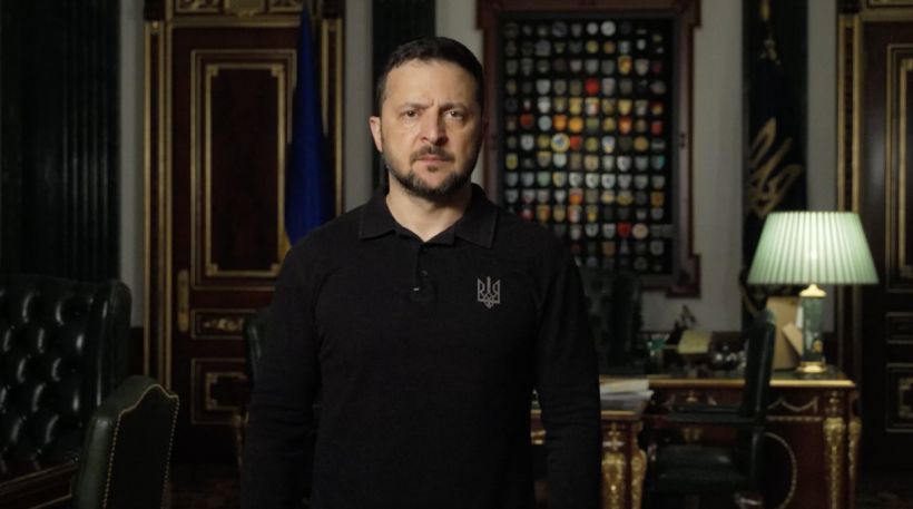 На фото - Президент України В.Зеленський