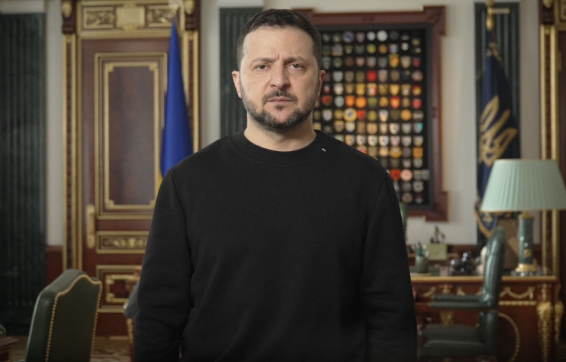 На фото - Президент України В.Зеленський
