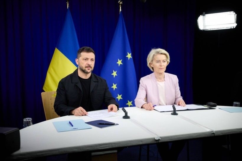 Президент України Володимир Зеленський та Президент Єврокомісії Урсула фон дер Ляєн