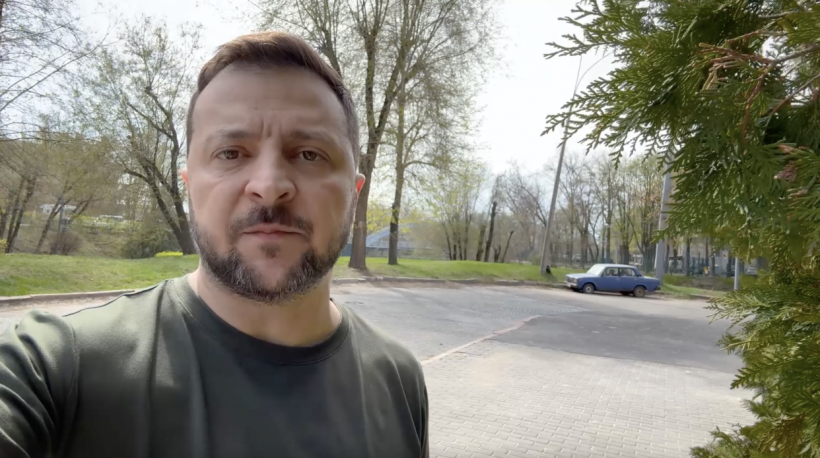 На фото - Президент України В.Зеленський