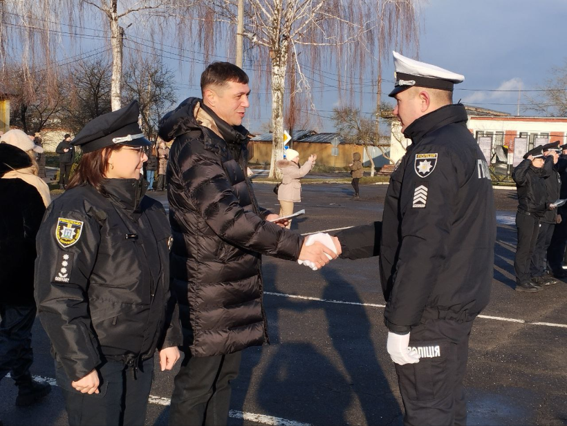 перший заступник голови Рівненської ОДА Сергій Подолін на складанні присяги поліцейських