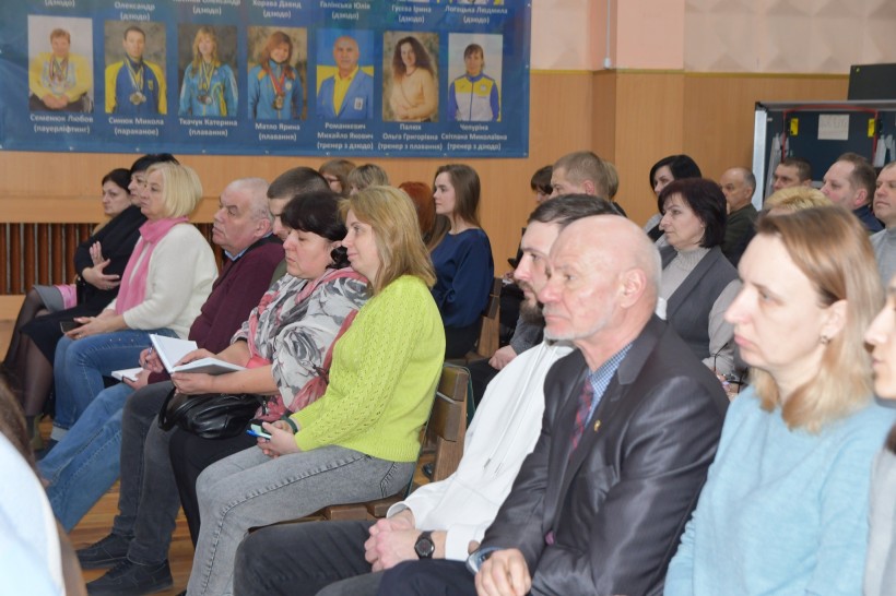 Фото з колегії Управління у справах молоді і спорту Рівненської ОДА