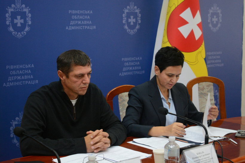 участь взяли перший заступник голови ОДА Сергій Подолін, заступниця голови ОДА Людмила Шатковська
