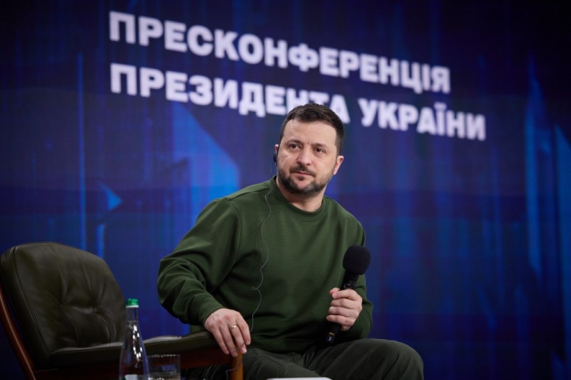На фото - Президент України В.Зеленський