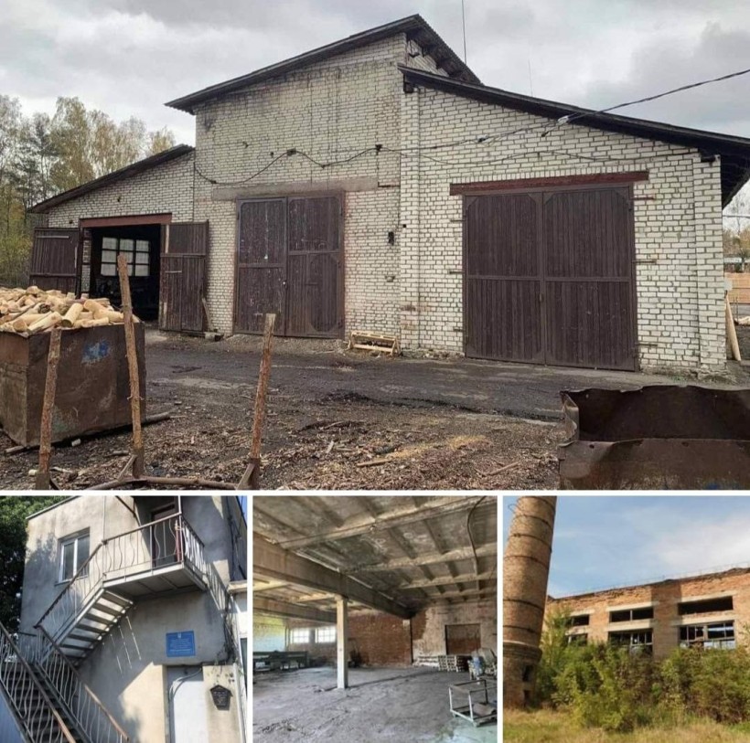 Колаж з фотографіями об’єктів, які пропонують для приватизації