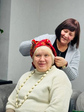 Фото з треніну для вимушених переселенців «Культурні особливості Рівненської області»