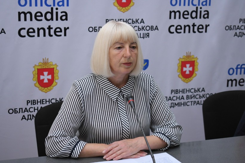 Заступниця начальника Головного управління Пенсійного фонду України в Рівненській області Тетяна Панащук