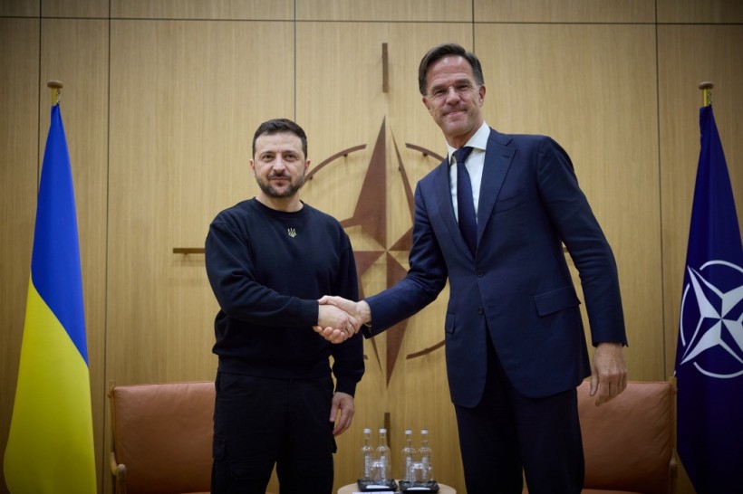 Володимир Зеленський під час зустрічі з Марком Рютте