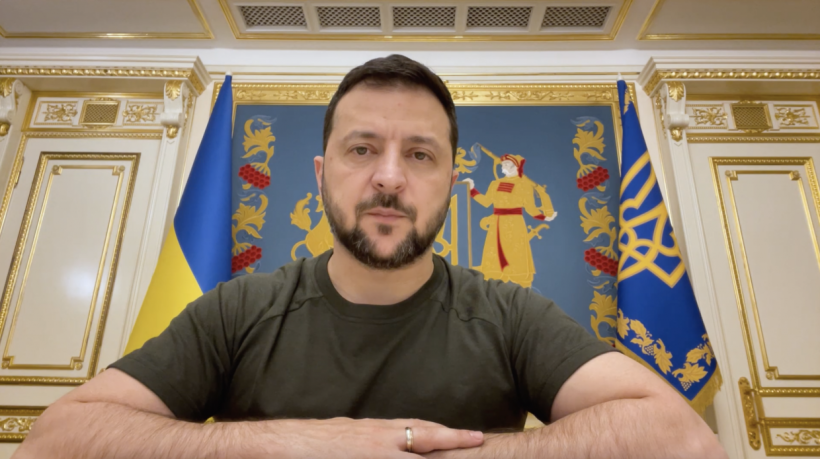 На фото - Президент України В.Зеленський