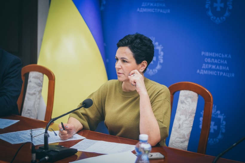 На фото - заступниця голови ОДА Л.Шатковська