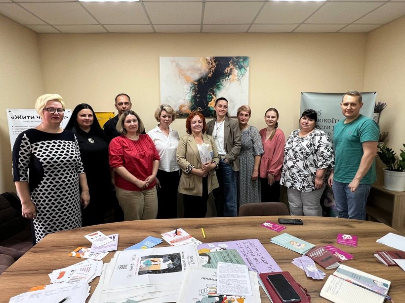 Психологи ДСНС Рівненщини під час тренінгу