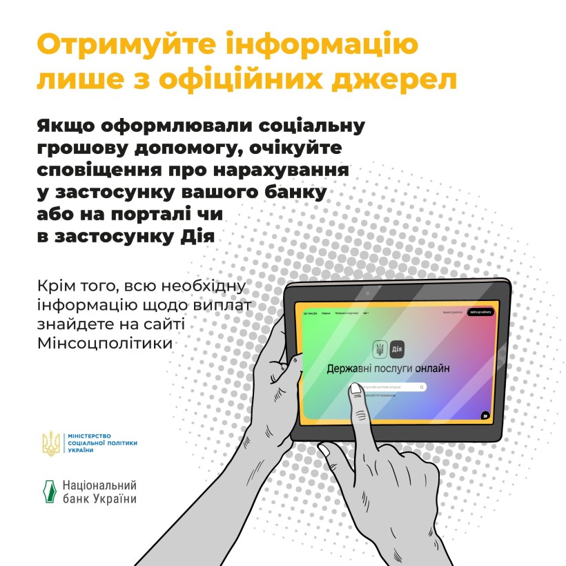Інфорграфіка "Як не потрапити на гачок шахраїв у соцмережах"