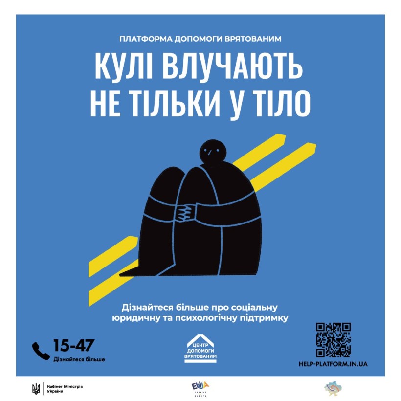 Інфографіка "Платформа допомоги врятованим"