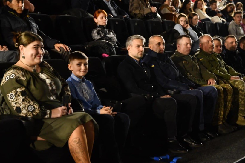 Учасники показу фільму
