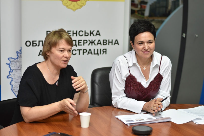 онлайн-зустріч за участю заступниці голови ОДА Людмили Шатковської та представниці українського офісу міжнародної компанії Algeco Олесі Миколюк