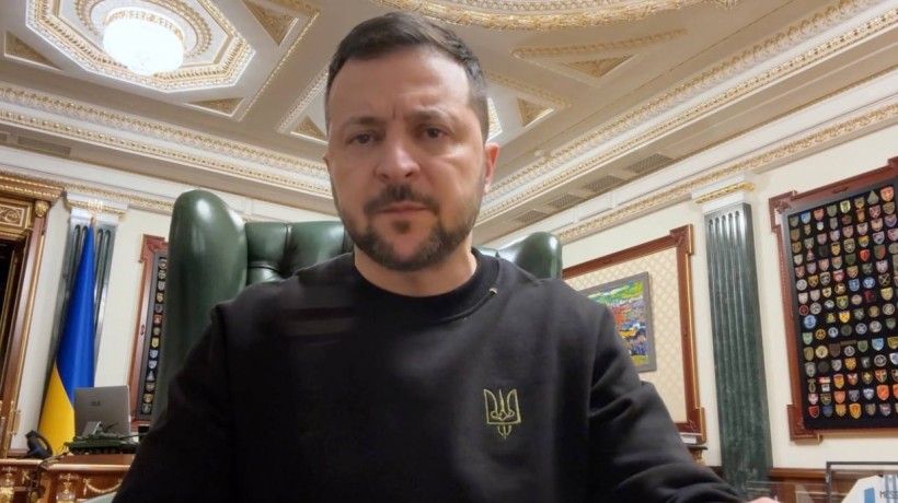 На фото - Президент України В.Зеленський
