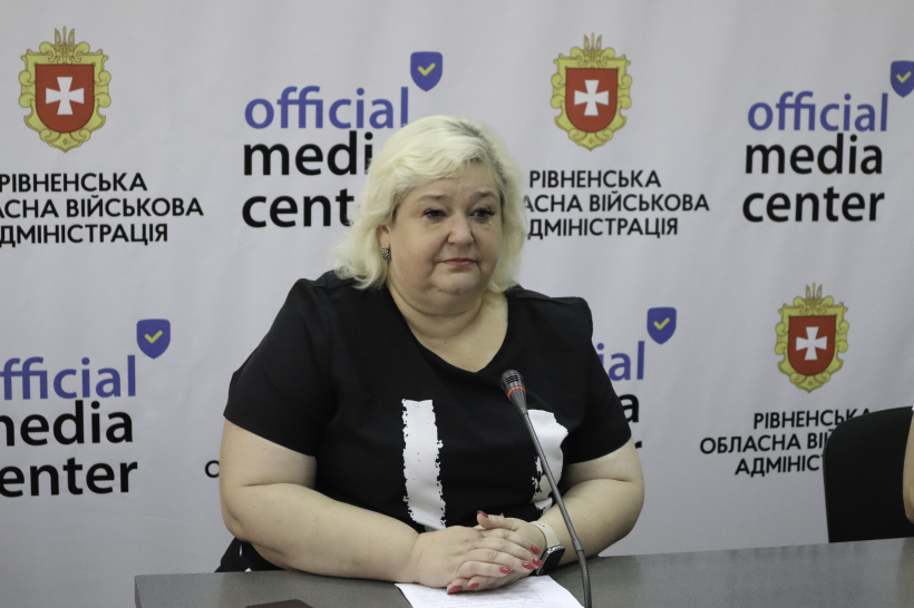 Директорка Департаменту Департаменту соціальної політики ОДА Рози Слободенюк