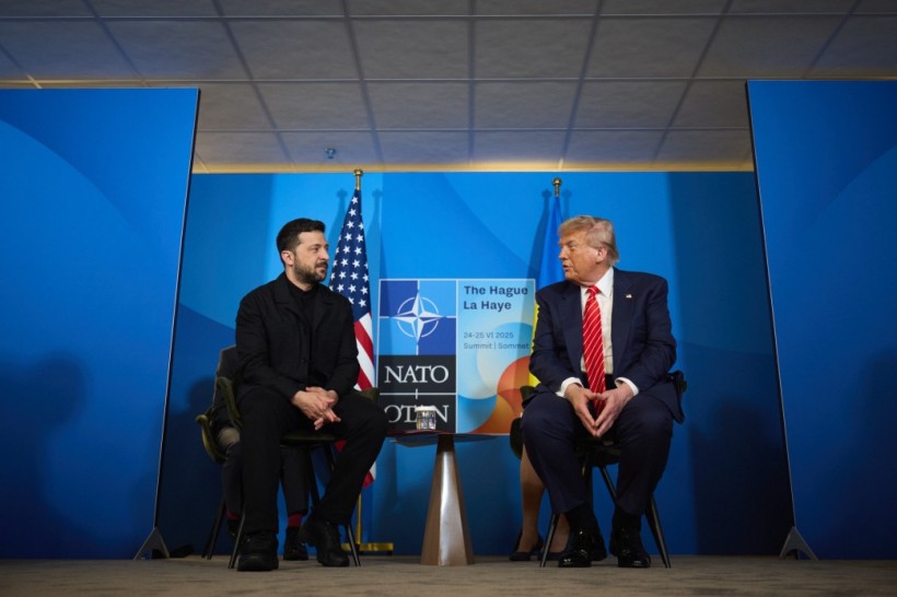 Президент України Володимир Зеленський із Президентом Сполучених Штатів Америки Дональдом Трампом