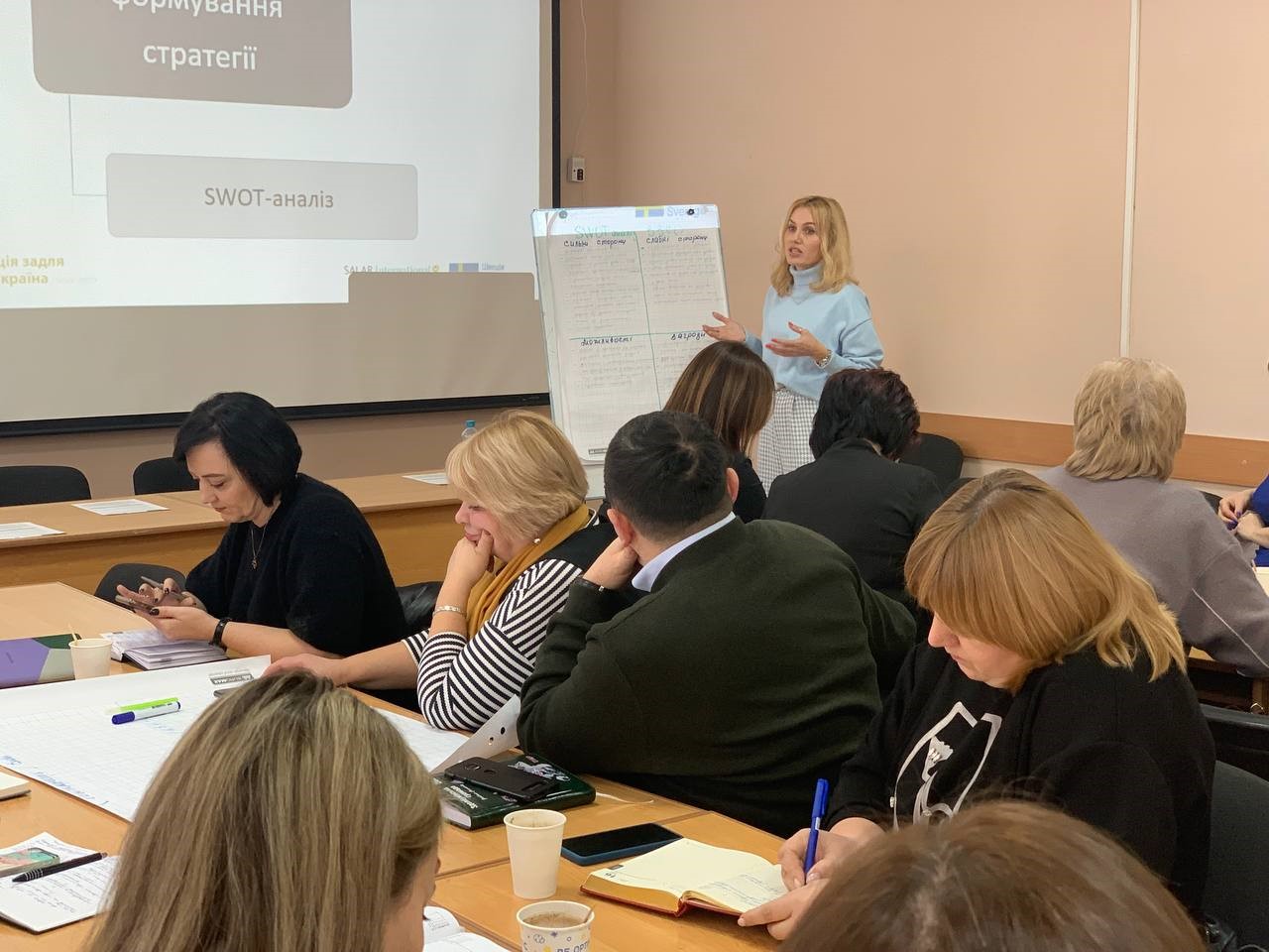 Фото з зустрічі з керівниками освіти громад Рівненщини