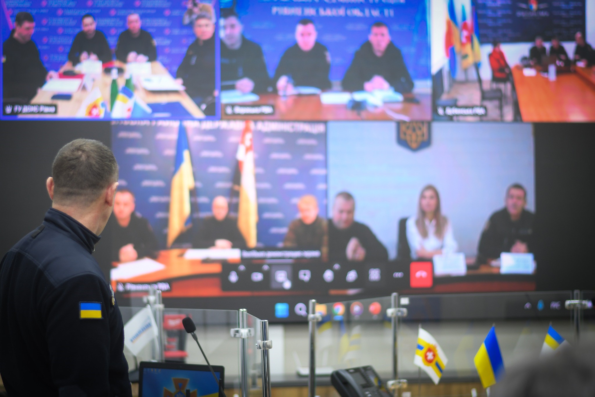 Керівники Рівненської ОВА спільно з ДСНС перевірили роботу цифрового радіозв’язку